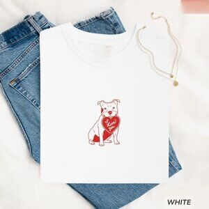 Valentine Dog Tshirt, Cute Dog Tee, Valentine Gift For Dog Lover